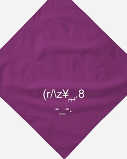 CrAzY8 (ForthTheFuture) Purple Bandana $18.89
